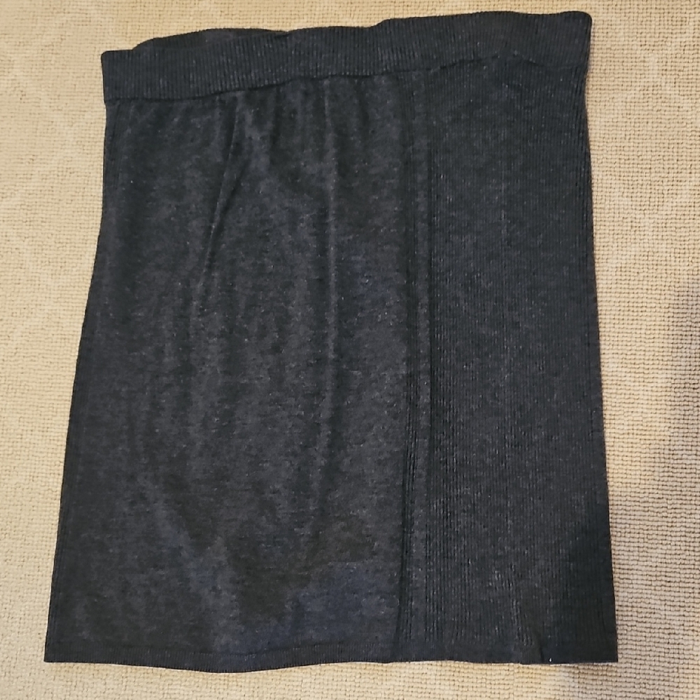 H&M Charcoal Lightweight Sweater Skirt